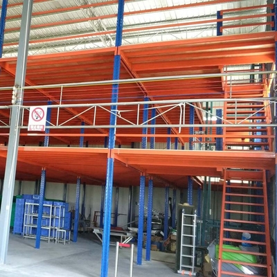 Piso de entresuelo del marco de acero del ODM de 2 de los pisos del almacenamiento plataformas del entresuelo para la tienda