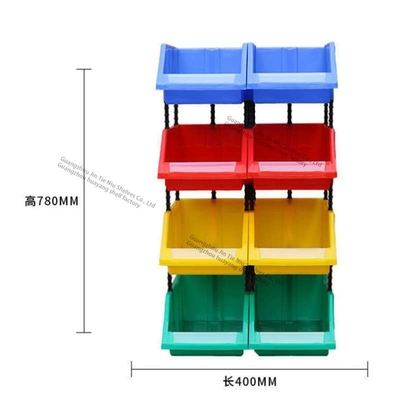 2.2Lbs cestas apilables plásticas apilables del almacenamiento de los compartimientos 1kg