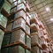 Tormento industrial anaranjado 5000kg y estantería para la logística de Warehouse