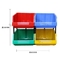 2.2Lbs cestas apilables plásticas apilables del almacenamiento de los compartimientos 1kg