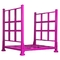 SGS de acero apilable púrpura de las estanterías de secado que apila el estante resistente